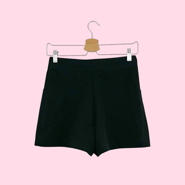 BLACK HIGH WAISTED SHORTS (4)