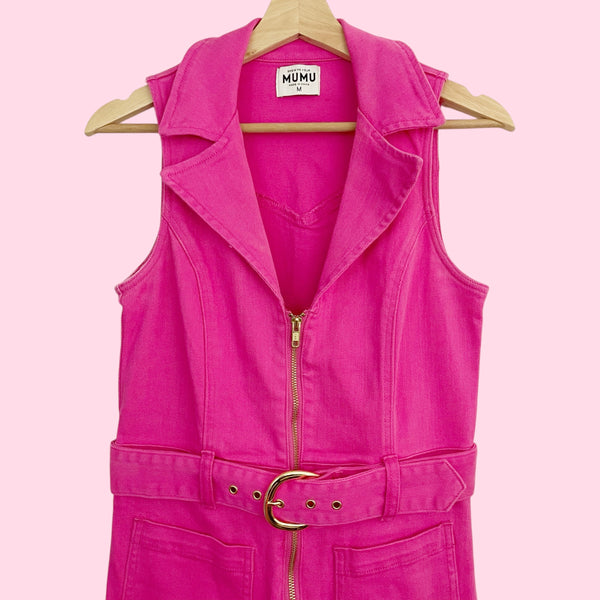 SHOW ME YOUR MUMU JACKSONVILLE CROPPED JUMPSUIT (M)