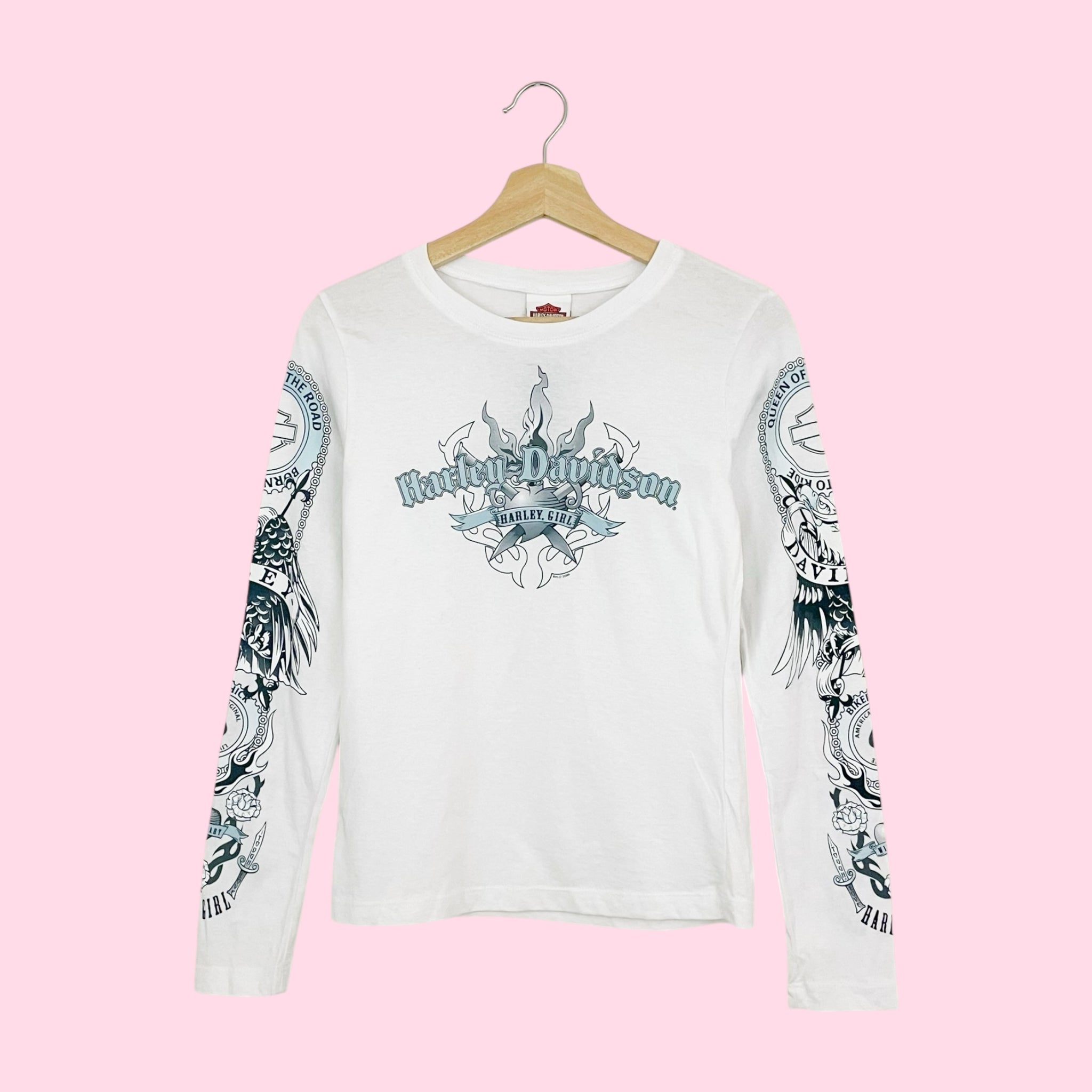 HARLEY DAVIDSON GIRL LONG SLEEVE TEE (S)