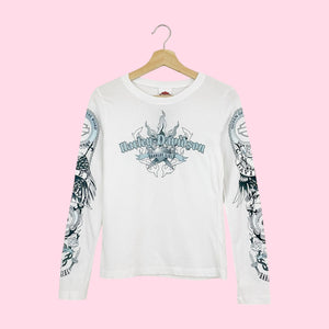 HARLEY DAVIDSON GIRL LONG SLEEVE TEE (S)