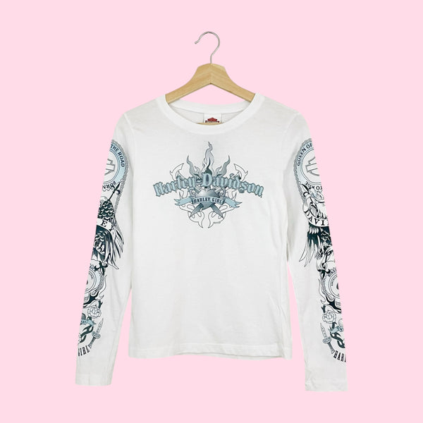 HARLEY DAVIDSON GIRL LONG SLEEVE TEE (S)