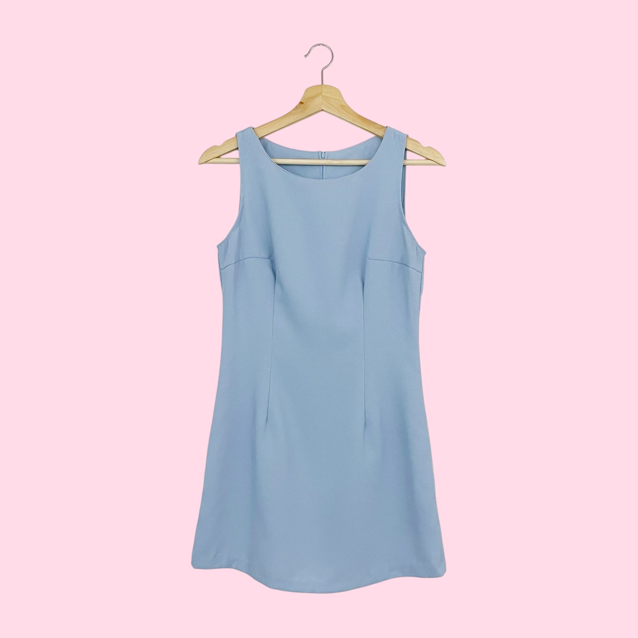 LIGHT BLUE MINI DRESS (S)