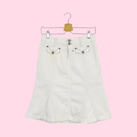WHITE CORDUROY PANELED MIDI SKIRT (1)