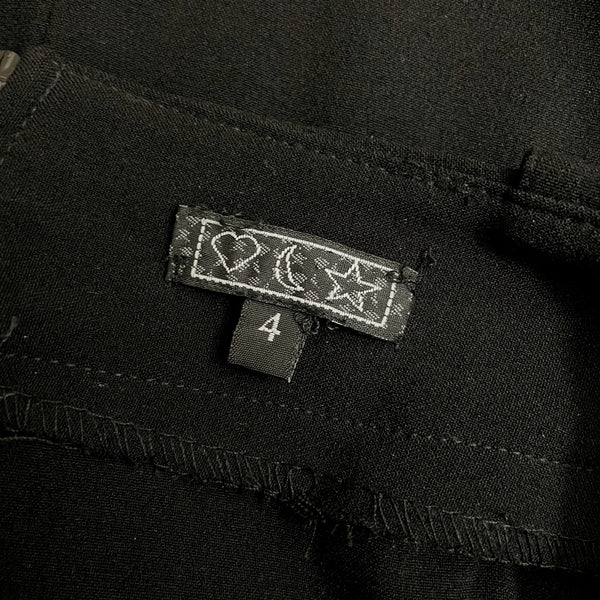 BLACK PLEATED MINI SKIRT (4)