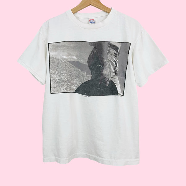 90S COWBOY JIM GRAPHIC T-SHIRT (L)