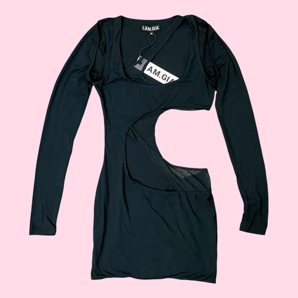 I.AM.GIA BLACK ONYX DRESS (M)