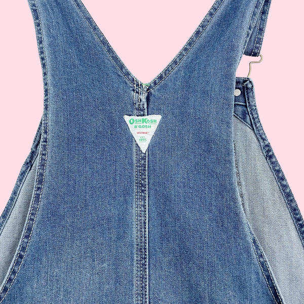 OSHKOSH DENIM OVERALLS (S/M)