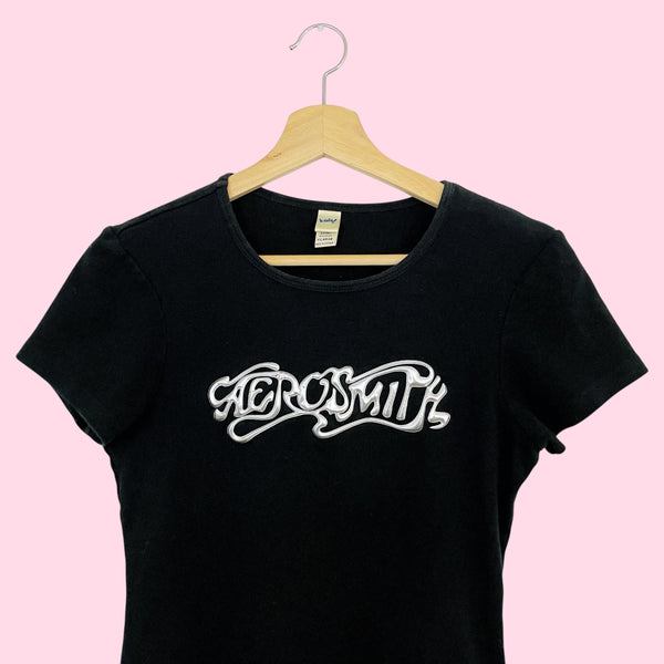 Y2K Aerosmith 3D Graphic Tee (M)