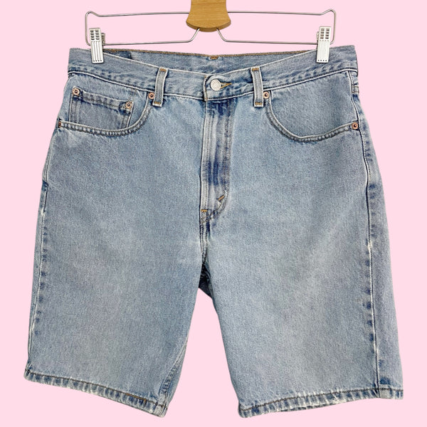 Levi's 505 Long Denim Shorts (32)