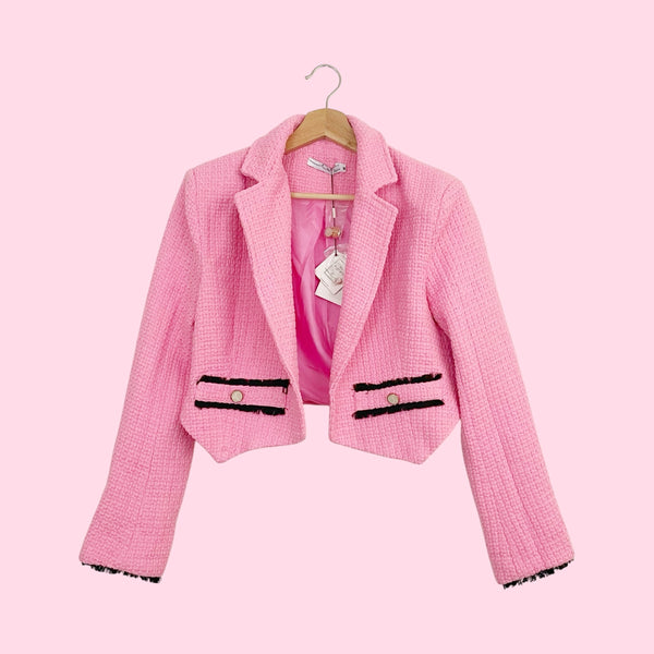 By Egreis Maybelline Cropped Jacket Pink (M)