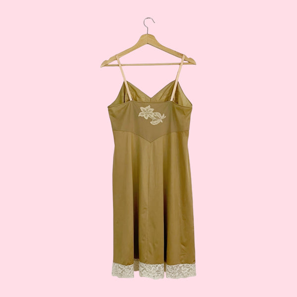 50S VANITY FAIR SLIP DRESS (M)