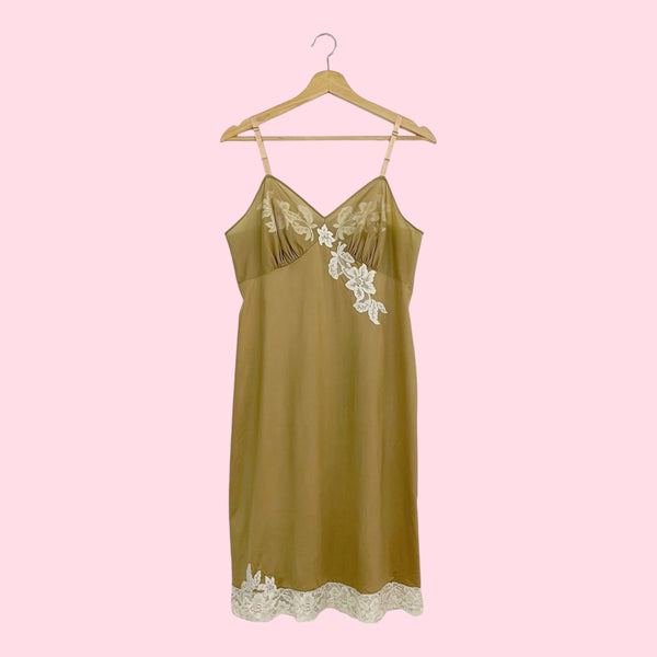 50S VANITY FAIR SLIP DRESS (M)