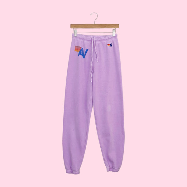 Aviator Nation Lavender Sweatpants (S)