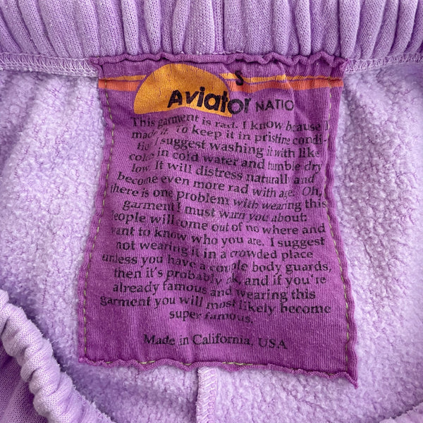 Aviator Nation Lavender Sweatpants (S)