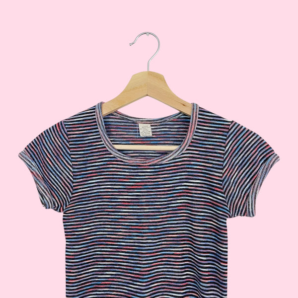 70s SPACE DYE KNIT TOP (S)