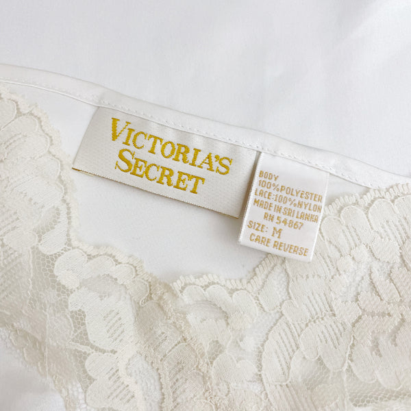 VICTORIA'S SECRET GOLD LABEL SLIP TANK (M)