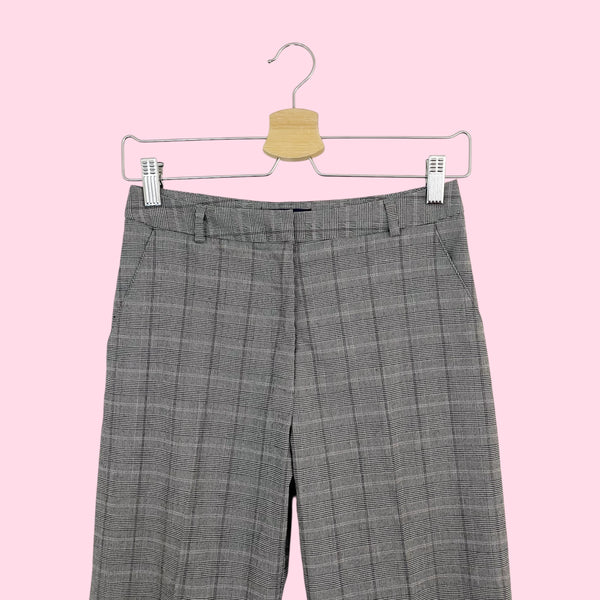 Gray + Pink Plaid Office Pants (4)