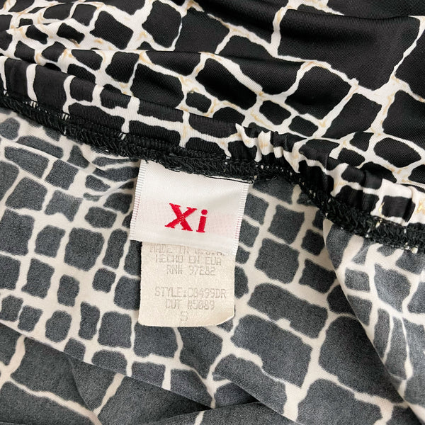 ANIMAL PRINT MIDI SKIRT (XS/S)