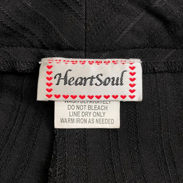 Y2K BLACK STRIPED LOW RISE OFFICE PANTS (3)