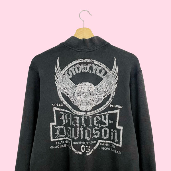 HARLEY DAVIDSON 1/4 ZIP THERMAL (M)
