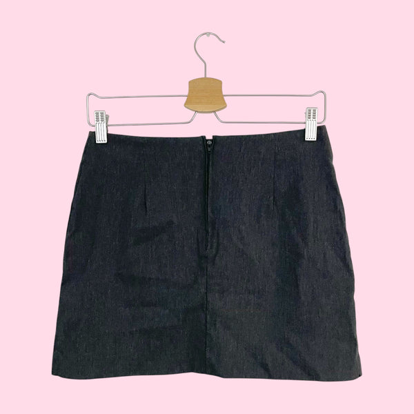 DARK GRAY MINI SKIRT (27)