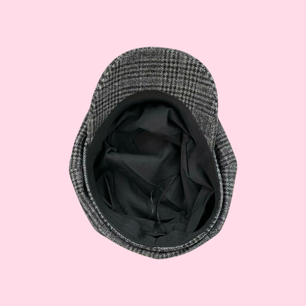 GRAY PLAID FISHERMAN'S CAP