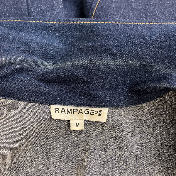 RAMPAGE DARK DENIM JACKET DRESS (S/M)