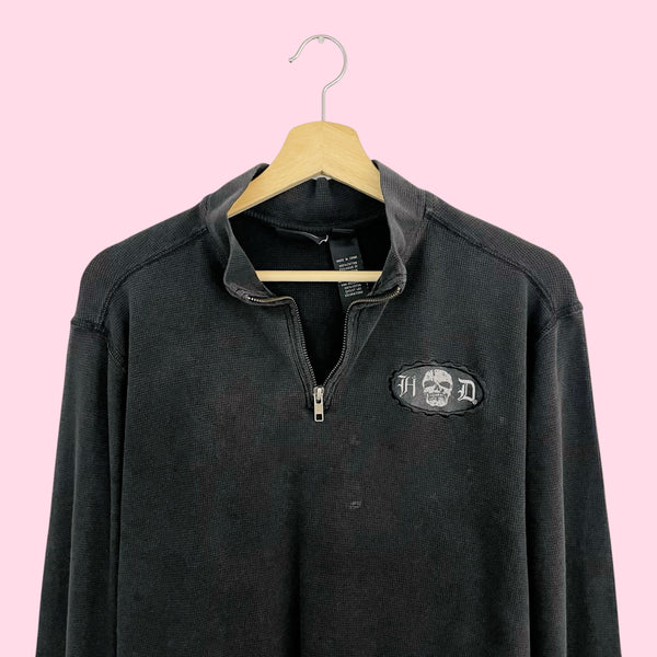 HARLEY DAVIDSON 1/4 ZIP THERMAL (M)