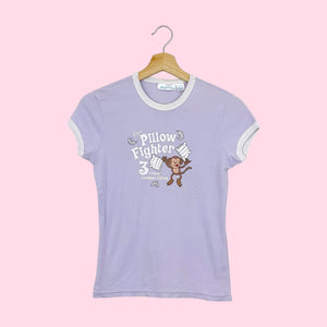 Y2K AEROPOSTALE PILLOW FIGHTER BABY TEE (M)