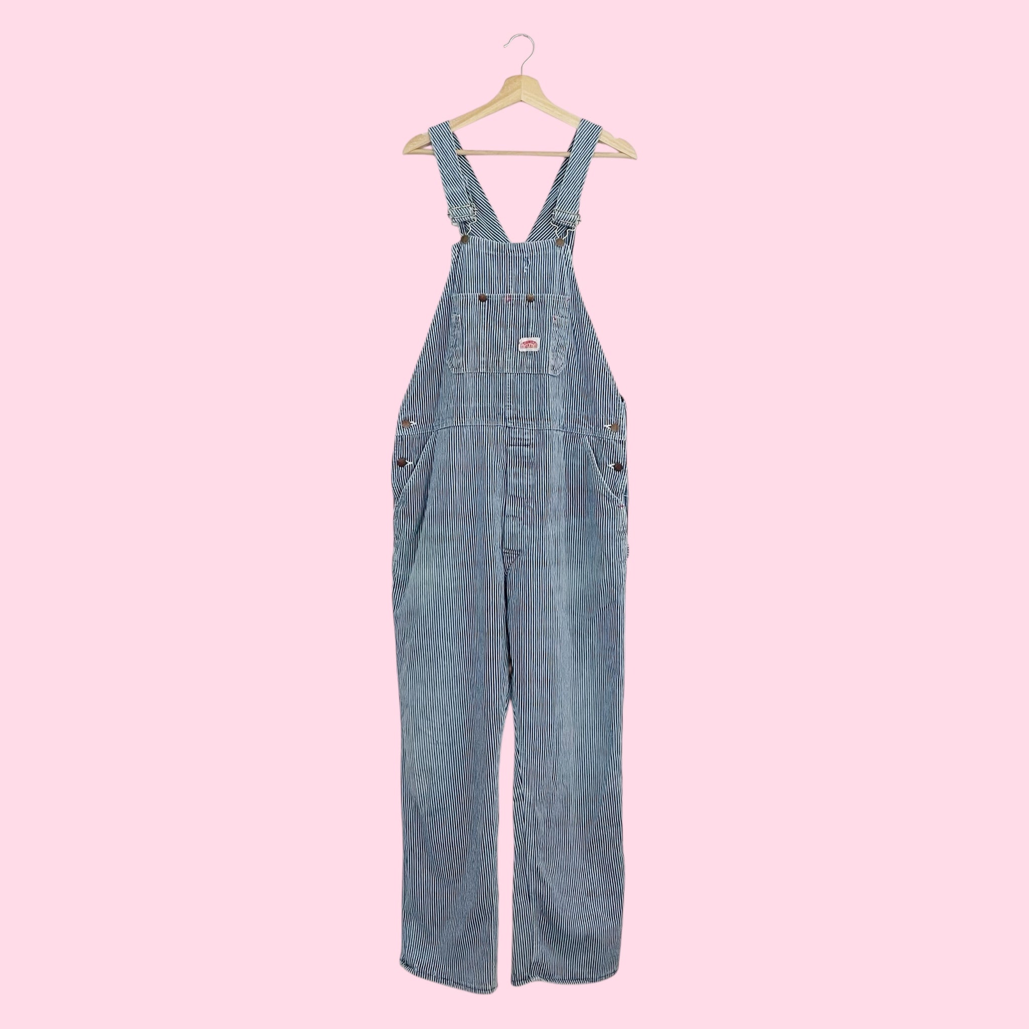 ROUNDHOUSE HICKORY STRIPE OVERALLS (42)