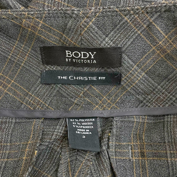 Y2K GRAY PLAID OFFICE SIREN PANTS (2)
