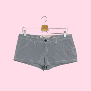 Y2K HOLLISTER STRIPED MICRO MINI SHORTS (9)