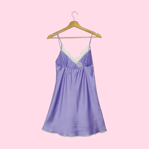 VICTORIA'S SECRET LAVENDER SLIP DRESS (XS)