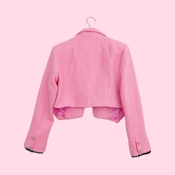 By Egreis Maybelline Cropped Jacket Pink (M)