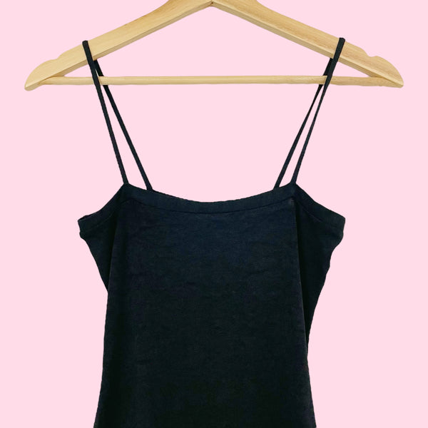 90S BLACK MINI DRESS (XS/S)