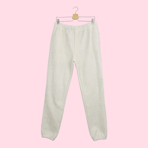 GOOD AMERICAN SHERPA BOYFRIEND SWEATPANTS (2/M)