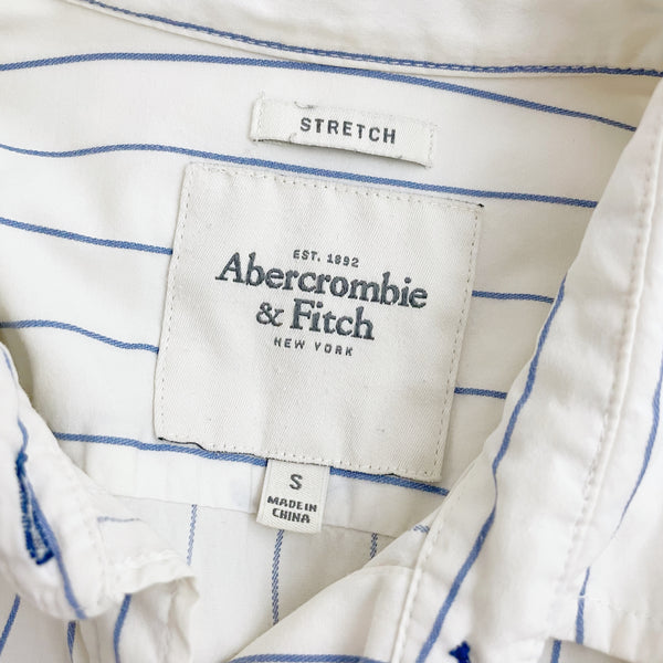 ABERCROMBIE STRIPED BUTTON UP SHIRT (S)