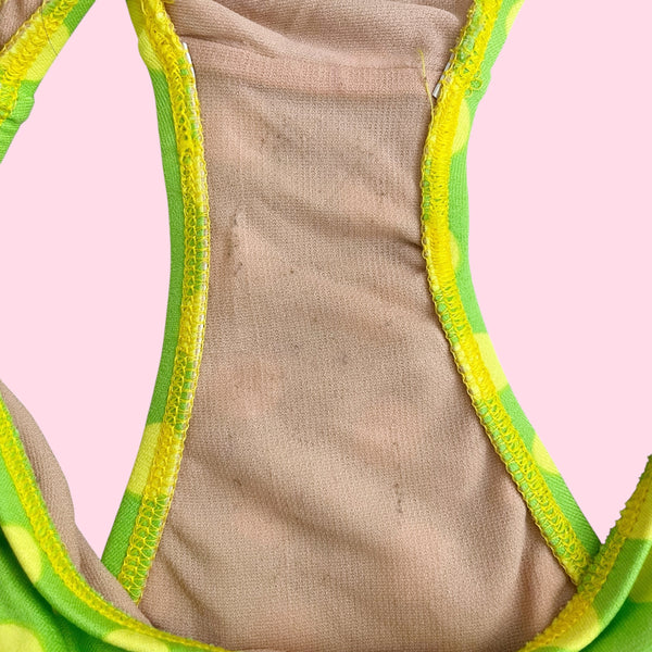 RAMPAGE NEON POLKA DOT BIKINI (L)