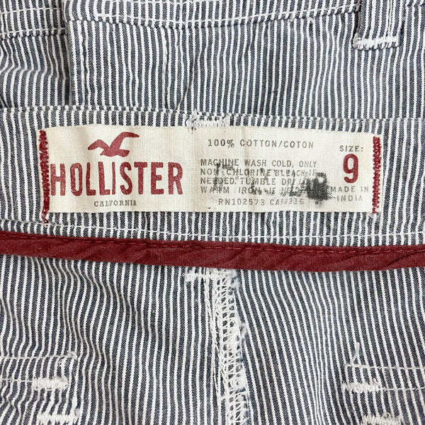 Y2K HOLLISTER STRIPED MICRO MINI SHORTS (9)