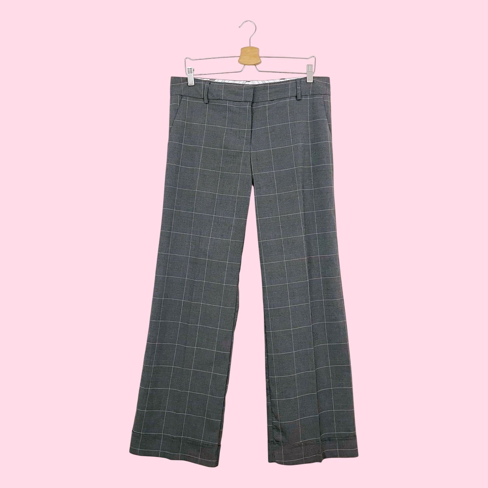 GRAY + PINK PLAID OFFICE SIREN PANTS (11)
