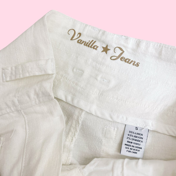 Y2K LOW RISE WHITE WIDE LEG PANTS (5)