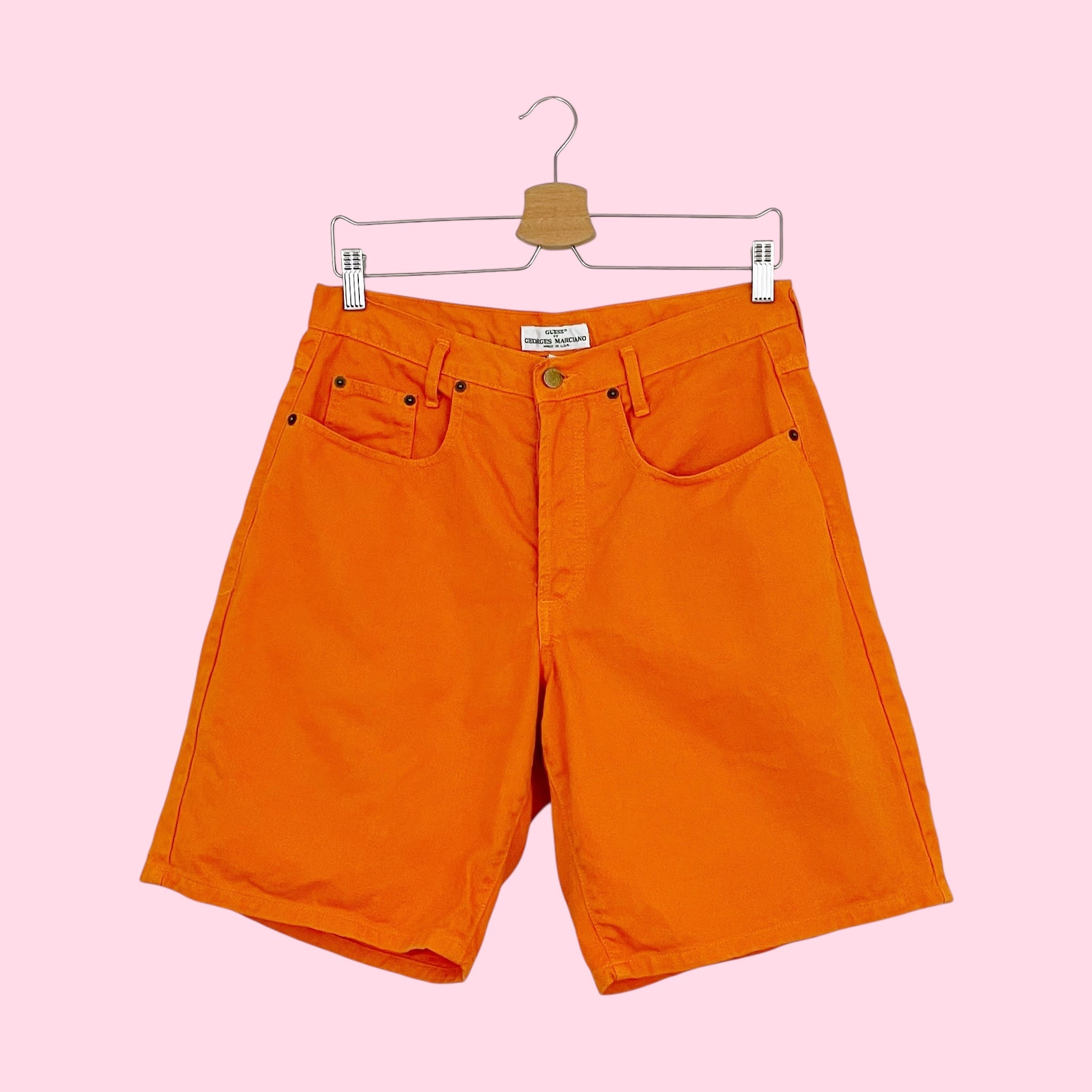 GUESS JEANS ORANGE JORTS (30)