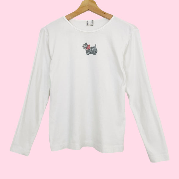 SCOTTY DOG LONG SLEEVE TEE (M/L)