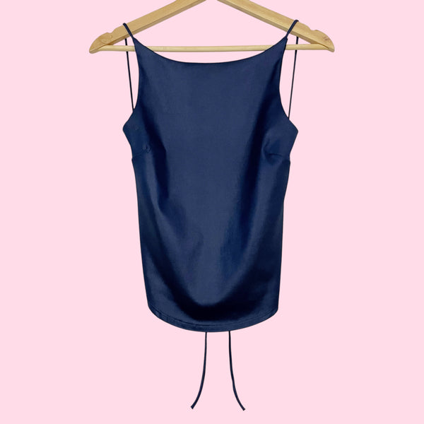 NAVY BLUE BACKLESS TANK (S/M)