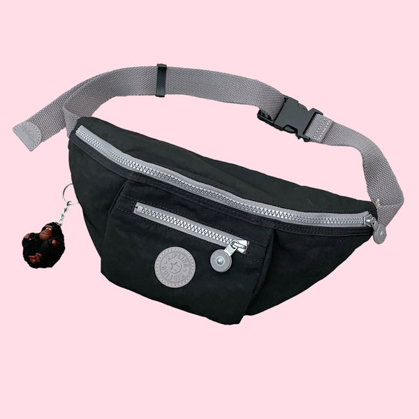 KIPLING BLACK FANNY PACK