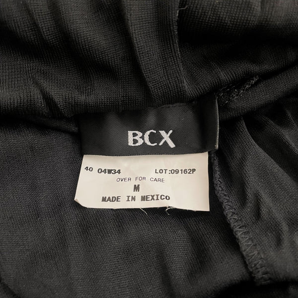 BLACK TIERED MAXI SKIRT (M)