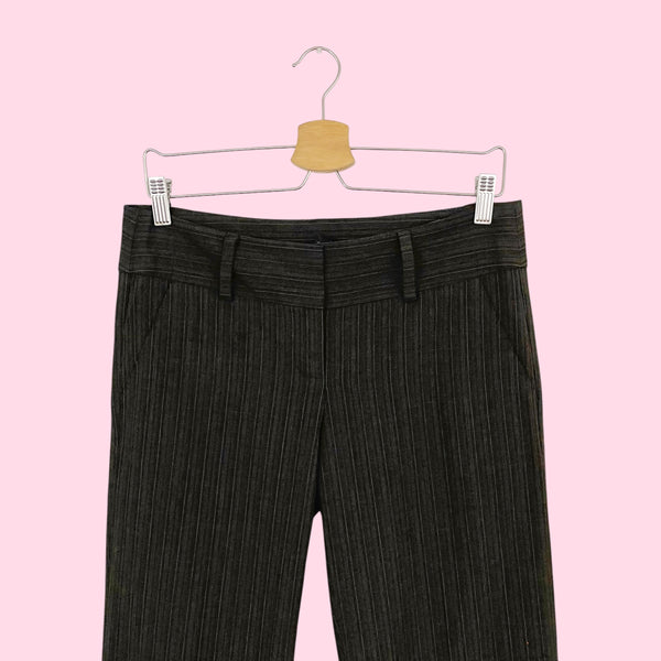 BROWN + BLUE PINSTRIPE OFFICE SIREN PANTS (4)