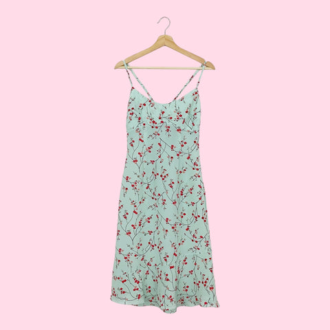 Y2K EXPRESS BLUE FLORAL MIDI DRESS (4)