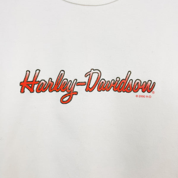 Y2K HARLEY DAVIDSON BABY TEE (M)