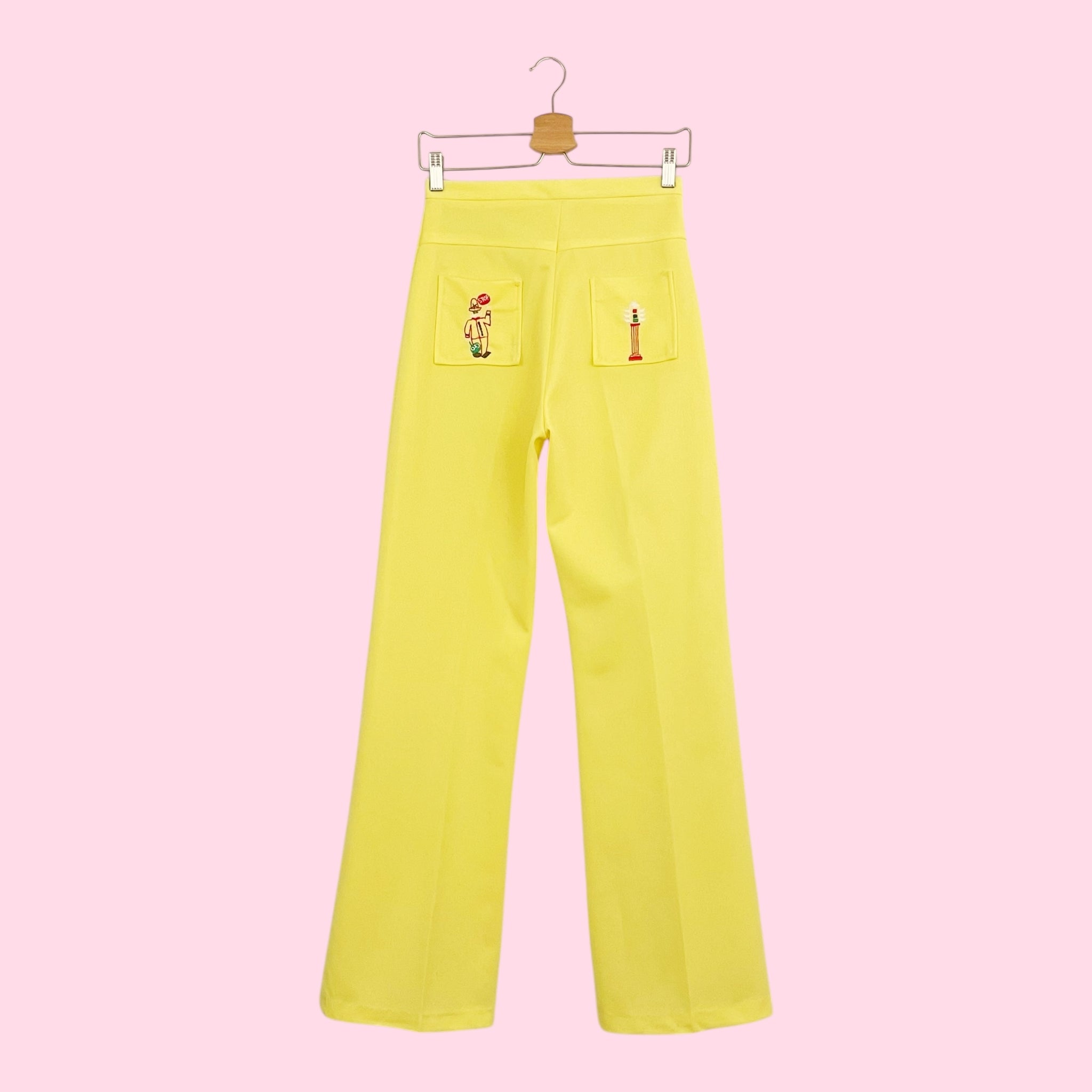 70S YELLOW EMBROIDERED BELLBOTTOMS (26)